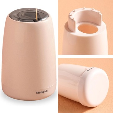 Держатель для зубочисток из АБС-пластика, розовый.