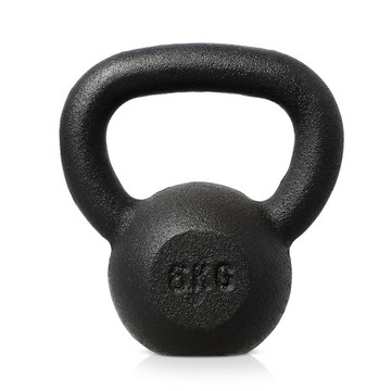 Kettlebell Żeliwny do Ćwiczeń Treningowy Obciążnik HMS 6kg