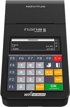Онлайн-касса NOVITUS NANO II с WiFi + фискализация и обучение