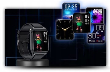 SMARTWATCH DAMSKI ROZMOWY TERMOMETR MENU PL GRAWER