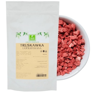 TRUSKAWKA LIOFILIZOWANA Truskawki kostka 20g Chrupiąca KETO PRZEKĄSKA VEGE