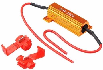 REZYSTOR OPORNIK OSZUKIWACZ CANBUS LED 30 OHM 50W