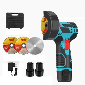 АККУМУЛЯТОРНАЯ УГЛОВАЯ ШЛИФОВАЛЬНАЯ МАШИНА 2XAKU 18500 ОБ/МИН РЕЗКА + 3 ДИСКОВ