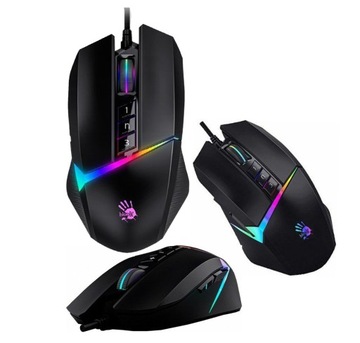 Myszka przewodowa A4Tech W60 MAX sensor optyczny GAMER MOUSE 10K DPI