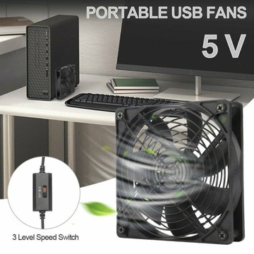 Computer Case Fan Routers Radiator 12 Cm