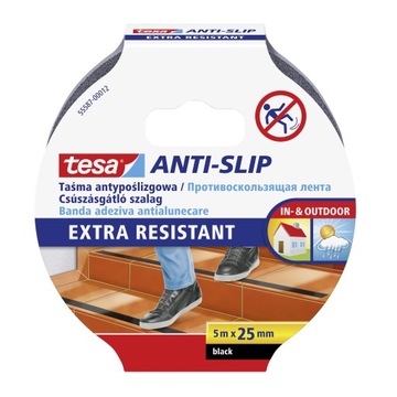 Taśma antypoślizgowa na schody tesa 5m 25mm czarna