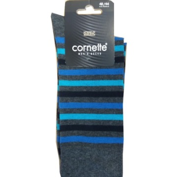 CORNETTE skarpety męskie basic turk/chaber 42/44