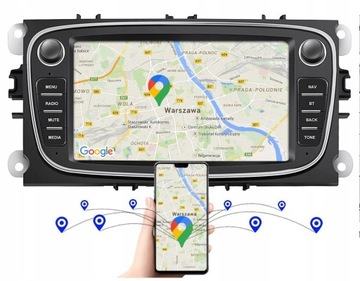 FORD MONDEO MK4 FOCUS MK2 MK3 GALAXY S-MAX 2-DIN автомагнитола