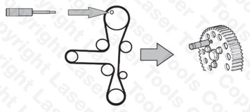 Комплект блокировки ГРМ OPEL 2.0 CDTi EcoFLEX B20DTH B20DTR после 2014 г.в.