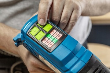 ТЕПЛОВАЯ ПИСТОКА HOGERT 2000ВТ 2-ШЕСТЕРНЕВАЯ 50-600°C ЖК-дисплей 12-рег.