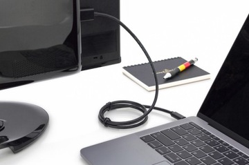 Адаптер Digitus USB Type-C, Type-C — HDMI AM/M, 2,0 м, 4K/60 Гц, 18 ГБ,