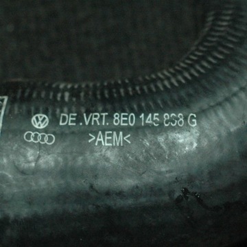 8E0145838G PRAVÝ PŘÍVOD INTERCOOLER AUDI A4 8E2 B6 2002