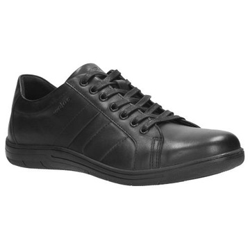 Buty Wojas Półbuty męskie skóra czarne r. 43