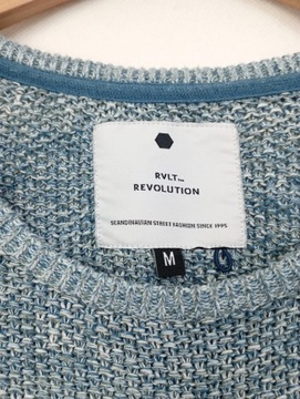 ATS sweter RVLT REVOLUTION bawełna niebieski M