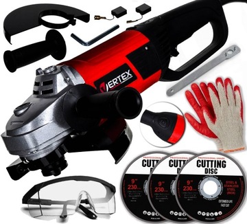 Угловая шлифовальная машина 230мм 2400Вт