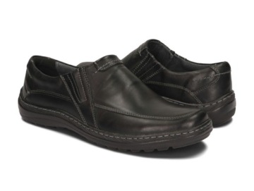 СЛИПОНЫ МУЖСКИЕ, КОЖАНЫЕ 091 ЧЕРНЫЕ 41