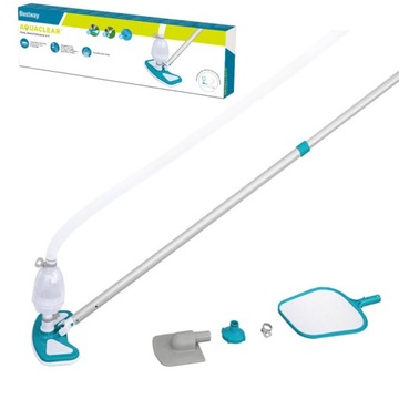 ZESTAW CZYSZCZĄCY SPRZĄTAJĄCY DO BASENU BESTWAY 58234 ODKURZACZ SIATKA