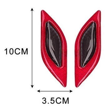 ZESTAW MOCNYCH DUŻYCH NAKLEJEK ODBLASKOWYCH TUNINGOWYCH 6SZT NA SAMOCHÓD
