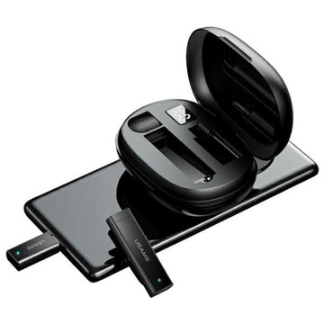 USAMS US-ZB243 ENC 2.4G Беспроводной петличный микрофон USB-C