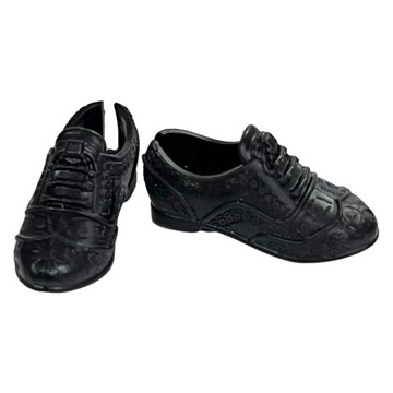 BUTY MINIATUROWE BUCIKI DLA LALKI 28 - 30 cm BOTKI PANTOFLE CZARNE