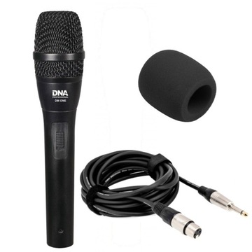Mikrofon dynamiczny DNA DM One + kabel XLR - JACK