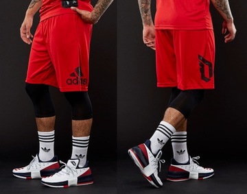 ADIDAS DAME FOUNDATION 2IN1 BASKETBALL SHORTS - S