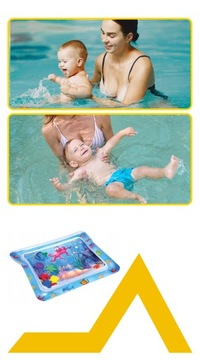 СЕНСОРНЫЙ НАДУВНОЙ ВОДНЫЙ КОВРИК ДЛЯ МЛАДЕНЦЕВ, ДЕТЕЙ, МЛАДЕНЦЕВ, БОЛЬШОЙ XXL