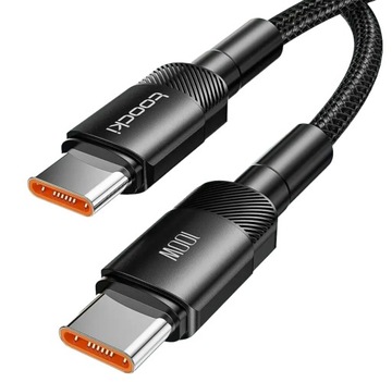 Kabel USB-C do USB-C Toocki, 3m, PD 100W szybkie ładowanie,3 metry