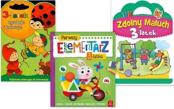 Trzylatek Pierwszy elementarz 3-latka ZAGADKI