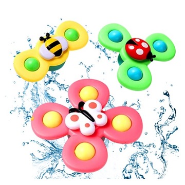 Fidget toys fidget spinner do kapieli dla dzieci 3SZT