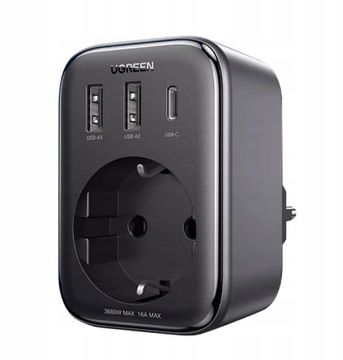 Ugreen Wtyczka Adapter podróżny gniazdko 30W UK