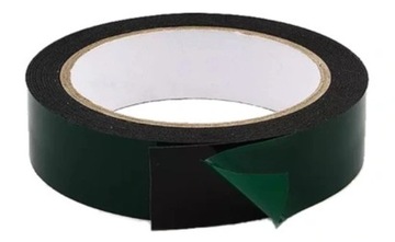 TAŚMA DWUSTRONNA piankowa STRONG 6mm mocna pianka 5m rolka TAŚMA MONTAŻOWA