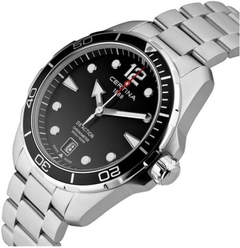 ZEGAREK MĘSKI CERTINA DS ACTION CHRONOMETR DIVER PREMIUM 30ATM LUMINOVA BOX