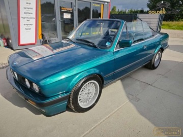 BMW Seria 3 E30 Cabrio 318 i 113KM 1992 BMW Seria 3 318 cabrio skora wspomaganie alu nowy dach i lakier oplacony, zdjęcie 10