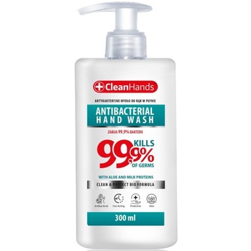 ANTYBAKTERYJNE MYDŁO do RĄK BIO CleanHands 300ml