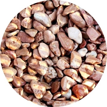 Галька для сада, кирпич, коричневый, Rosso Verona 24 кг ИТАЛИЯ