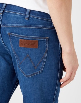 Męskie spodnie jeansowe proste Wrangler GREENSBORO W30 L32