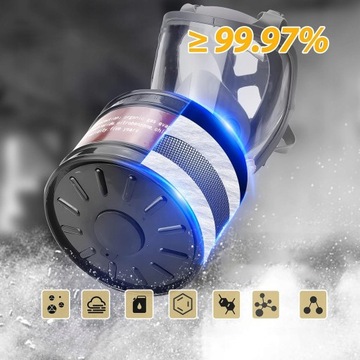 ЗАЩИТНАЯ КРАСОЧНАЯ МАСКА 3М 6800 АНТИГАЗОВАЯ