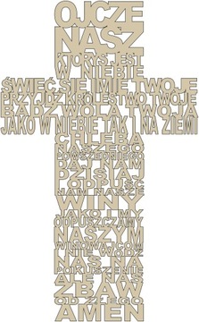Pamiątka I Komunii Świętej Krzyż Modlitwa 13x18