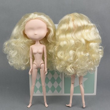 Лепка головы с вьющимся париком для BJD, деталь