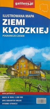 ZIEMIA KŁODZKA MAPA ILUSTROWANA GALILEOS