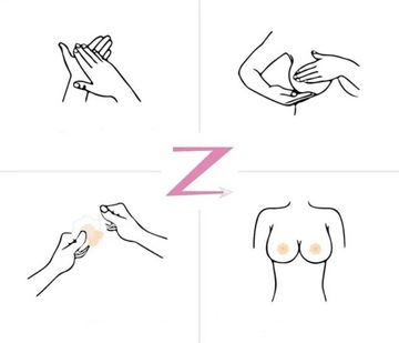 НАКЛЕЙКИ, НАКЛАДКИ НА СОСКИ, ГРУДЬЯ, ЧАСТИ НУТАЦИИ, 10 ШТ, КРУГЛЫЕ