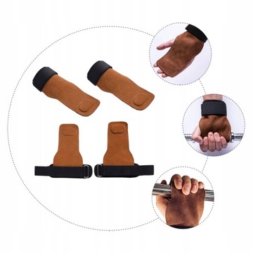 Palm Protector Gym Gloves Men Workout Grips Belt