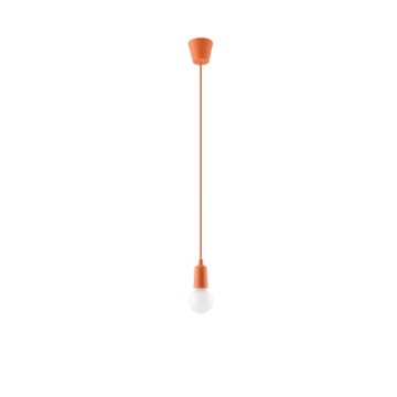 DIEGO 1 оранжевый современный подвесной светильник для спальни Sollux LED