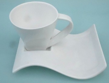 Schafer Porcelana zestaw kawowy modernistyczny