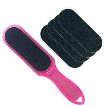 Dwustronna Tarka do stóp pięt pedicure + 4x nakładki ścierne