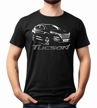 KOSZULKA T-shirt z nadrukiem hyundai TUCSON II przedlift
