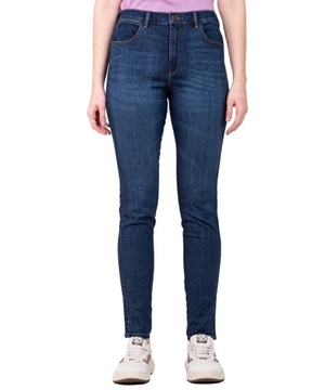 Jeansy Wrangler High Skinny 112339463 W27HCLT12 Brooks W 26 / L 32