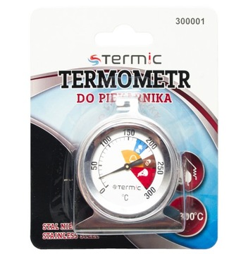 Термометр для коптильни 0-300 C, сталь