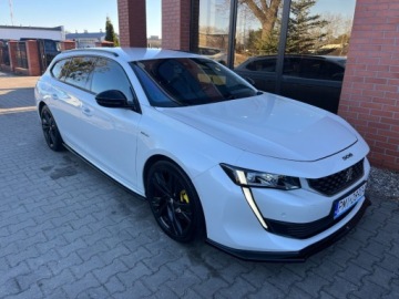 Peugeot 508 II SW PHEV Hybrid 225 PHEV 225KM 2021 Peugeot 508 1.6 Hybryda Plug-In 225 KM GT LINE zarej w PL zadbany zami, zdjęcie 1